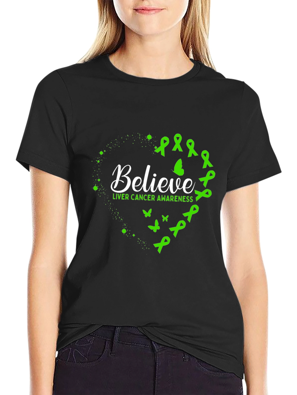 Believe Liver Cancer Awareness T-Shirt