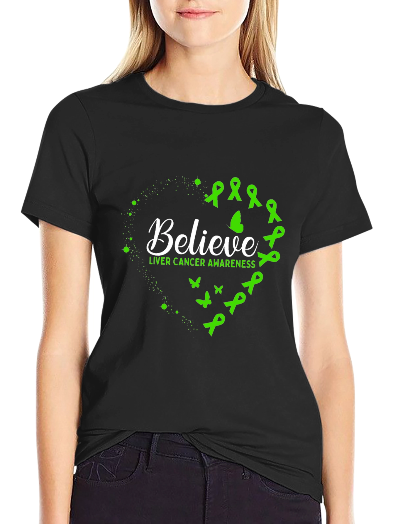 Believe Liver Cancer Awareness T-Shirt
