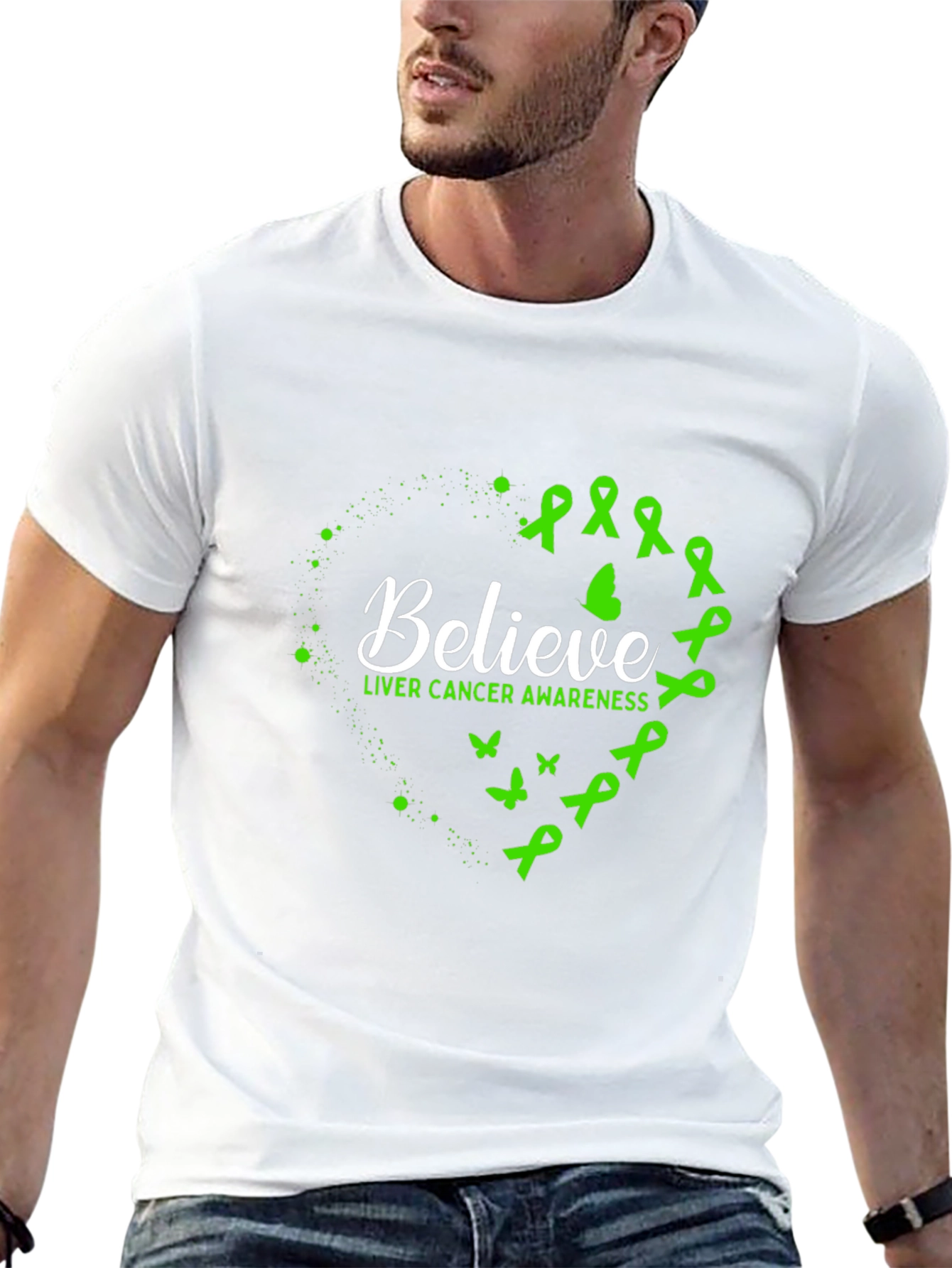 Believe Liver Cancer Awareness T-Shirt