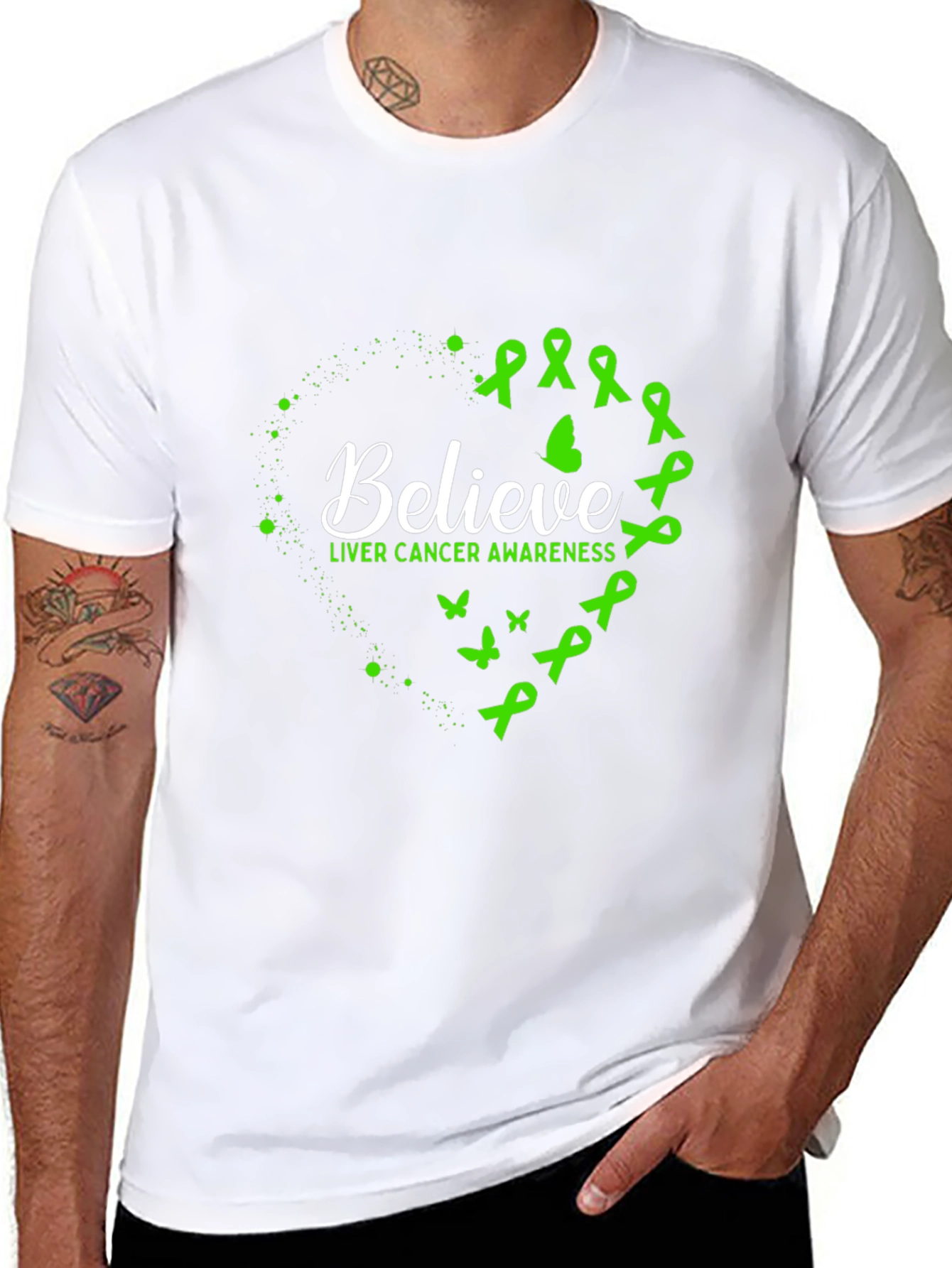 Believe Liver Cancer Awareness T-Shirt