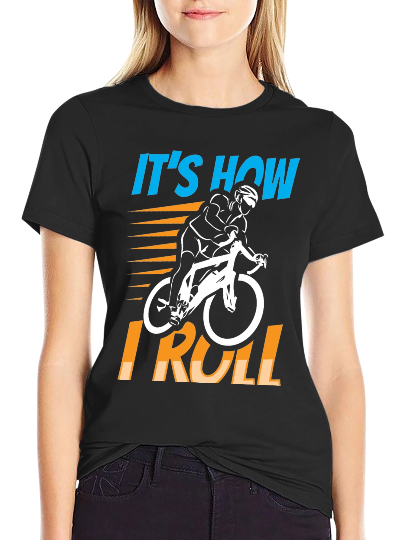 Its How I Roll Cycling T-Shirt - Bike Rider Design