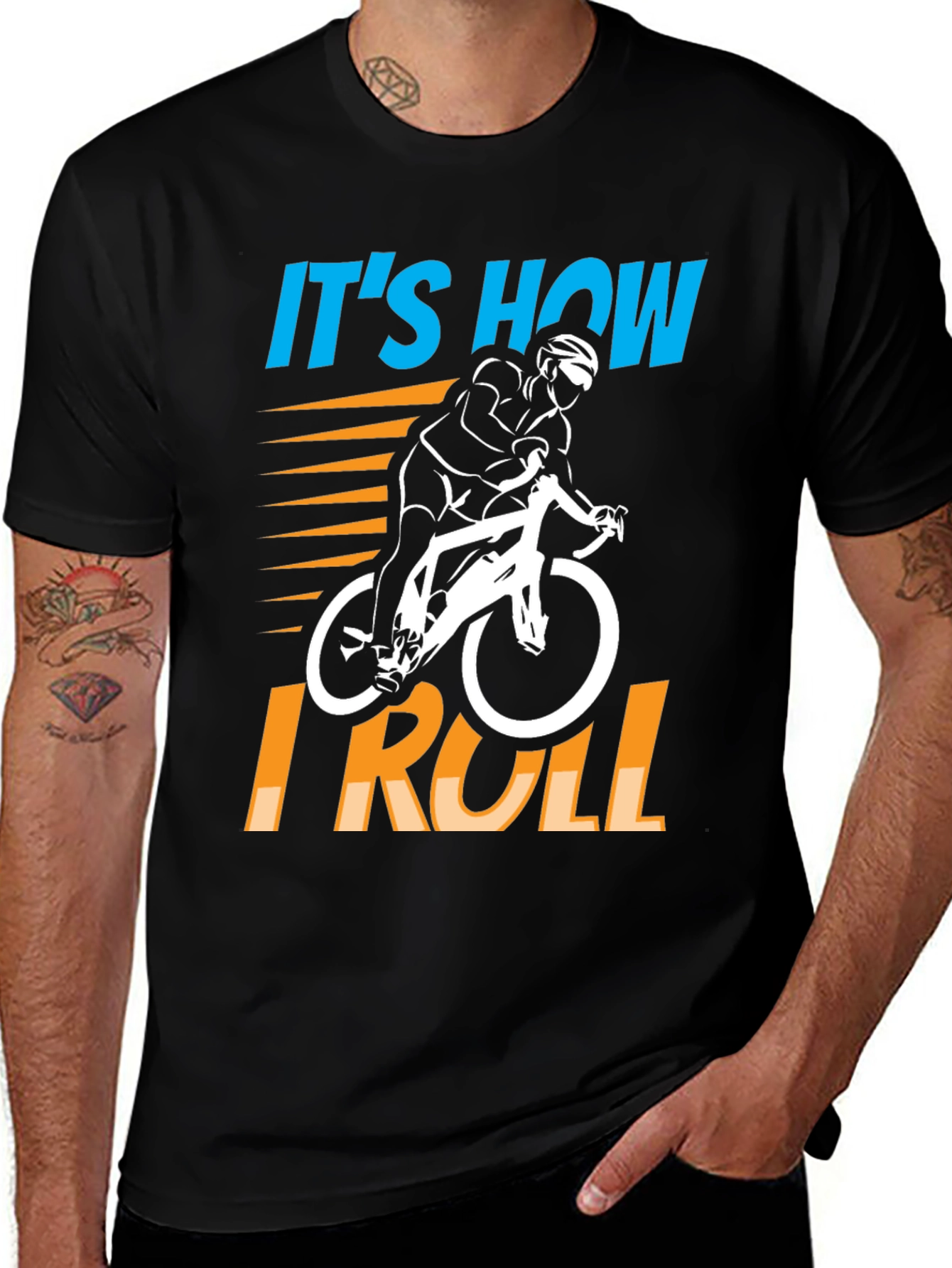 Its How I Roll Cycling T-Shirt - Bike Rider Design