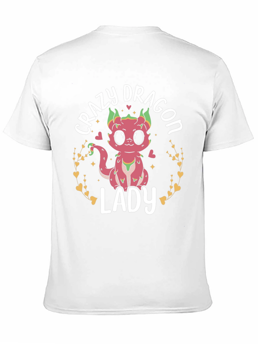 Crazy Dragon Lady T-Shirt Cute Graphic Tee
