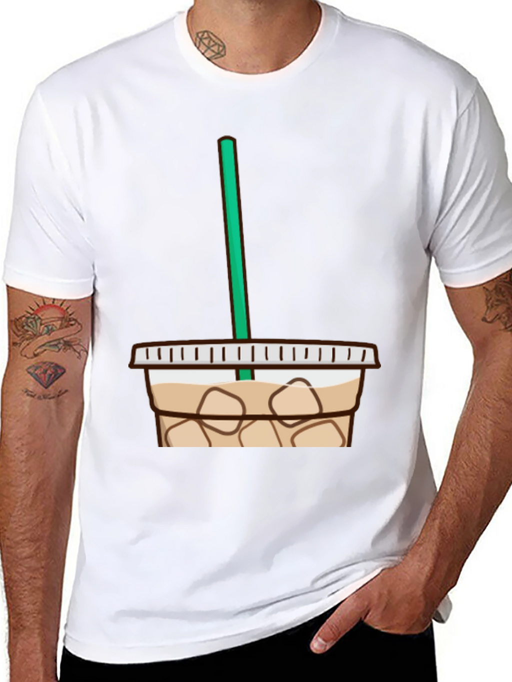 Iced Coffee Graphic Tee