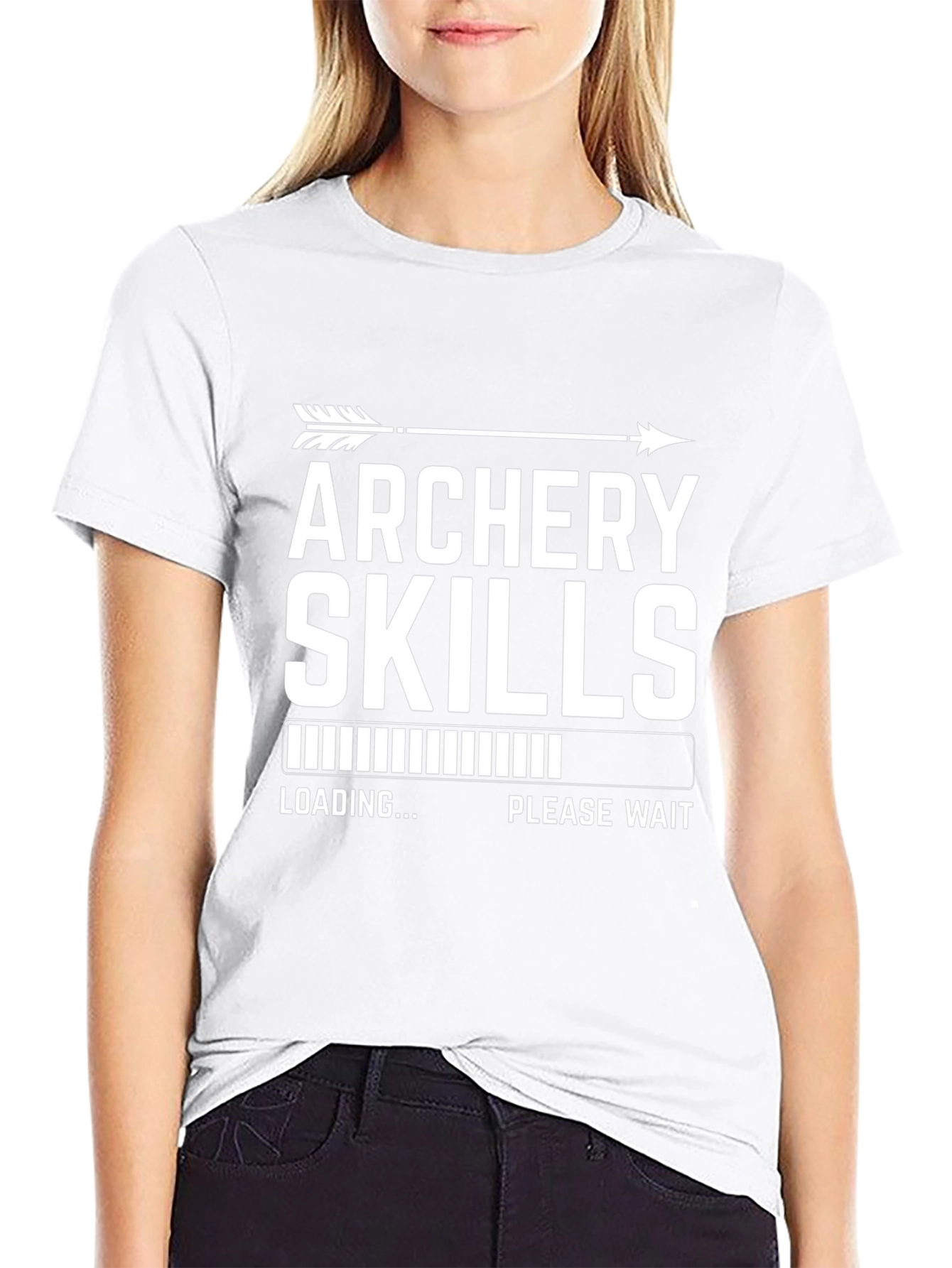 Archery Skills Loading T-Shirt Funny Archer Gift Tee