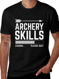 Archery Skills Loading T-Shirt Funny Archer Gift Tee