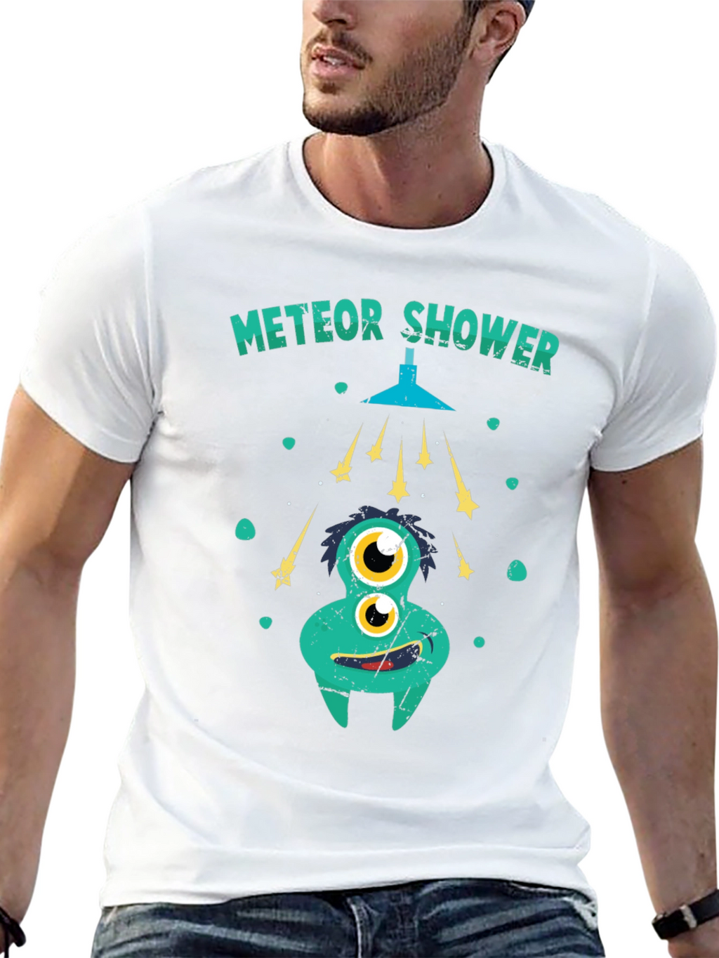 Meteor Shower Funny Graphic Tee