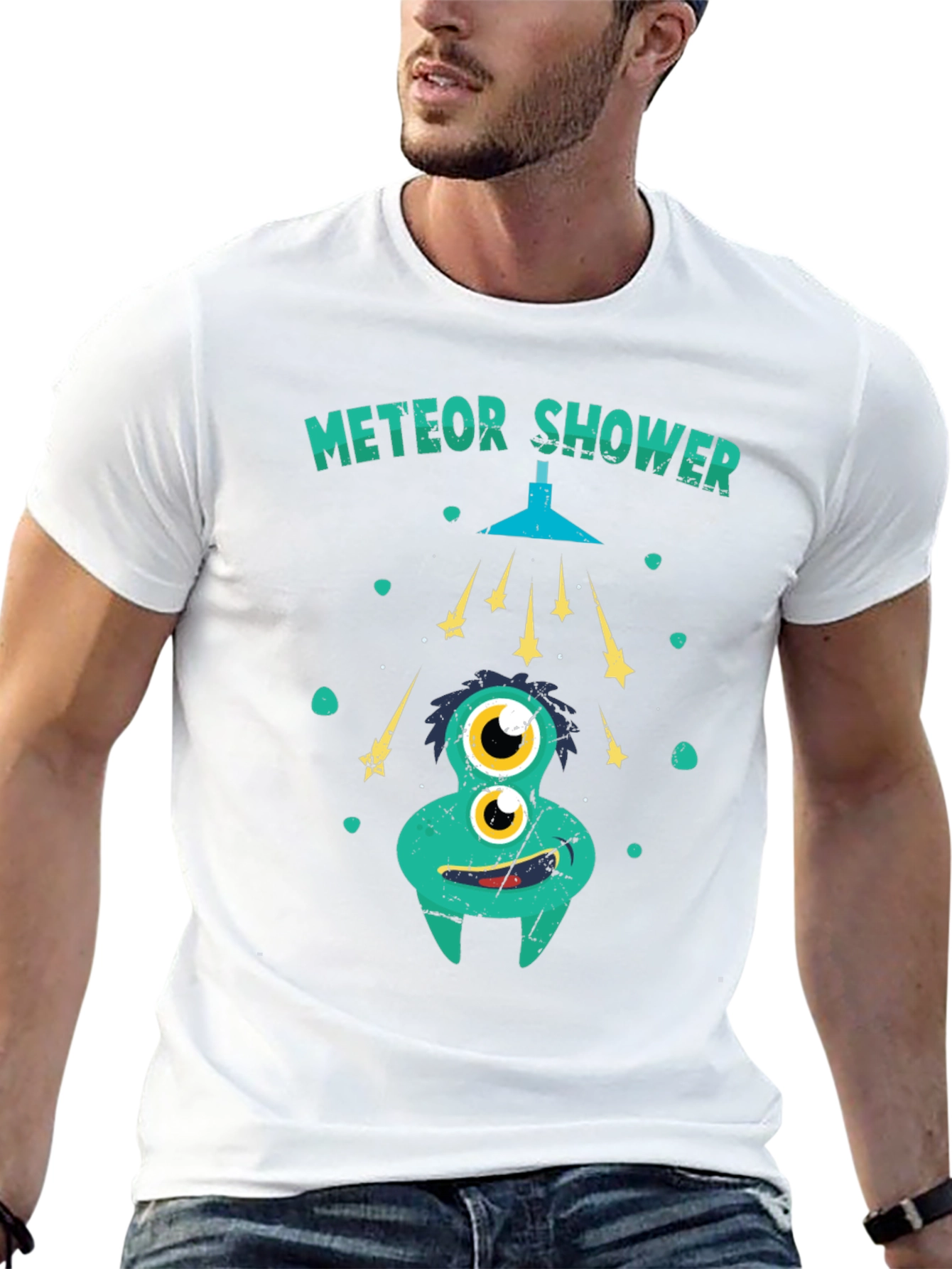 Meteor Shower Funny Graphic Tee