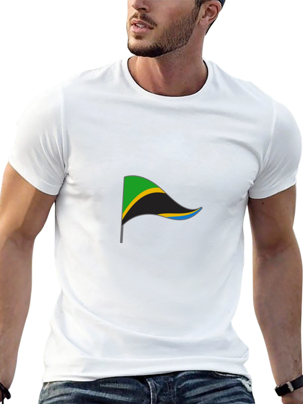 Tanzania Flag Graphic T-Shirt