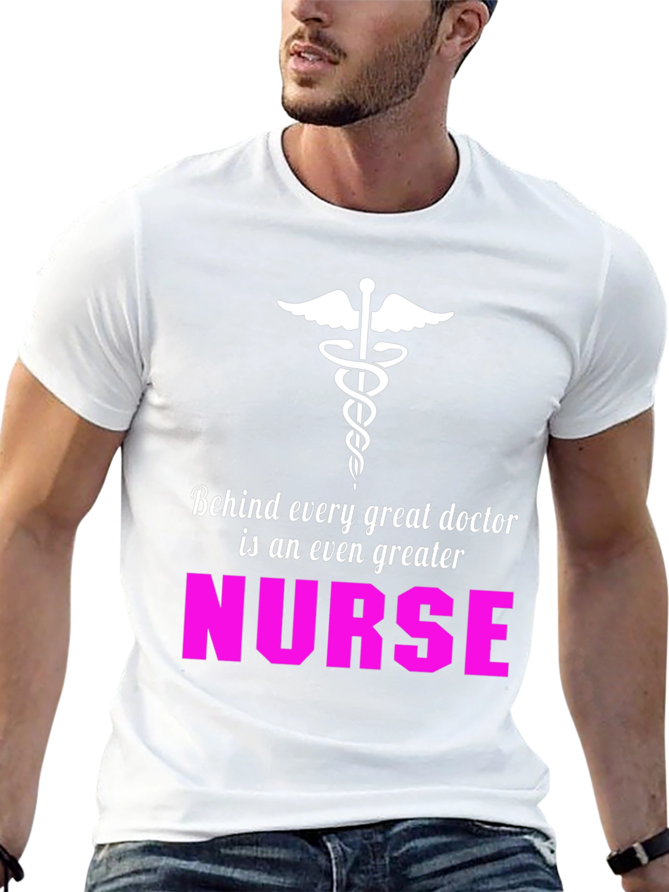 Nurse Appreciation T-Shirt - Great Doctor Greater Nurse