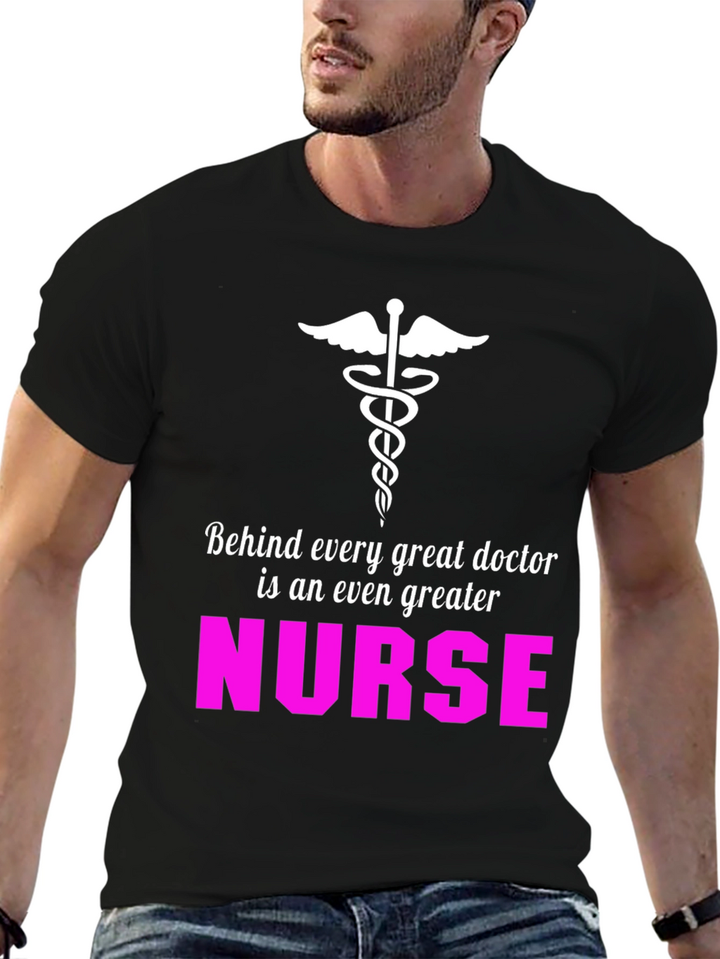 Nurse Appreciation T-Shirt - Great Doctor Greater Nurse