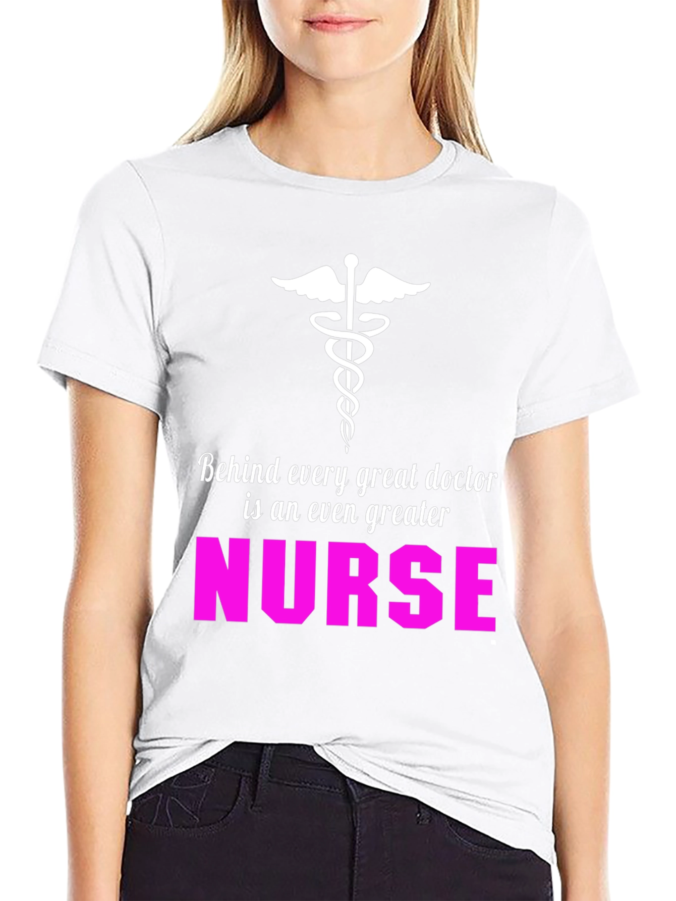 Nurse Appreciation T-Shirt - Great Doctor Greater Nurse