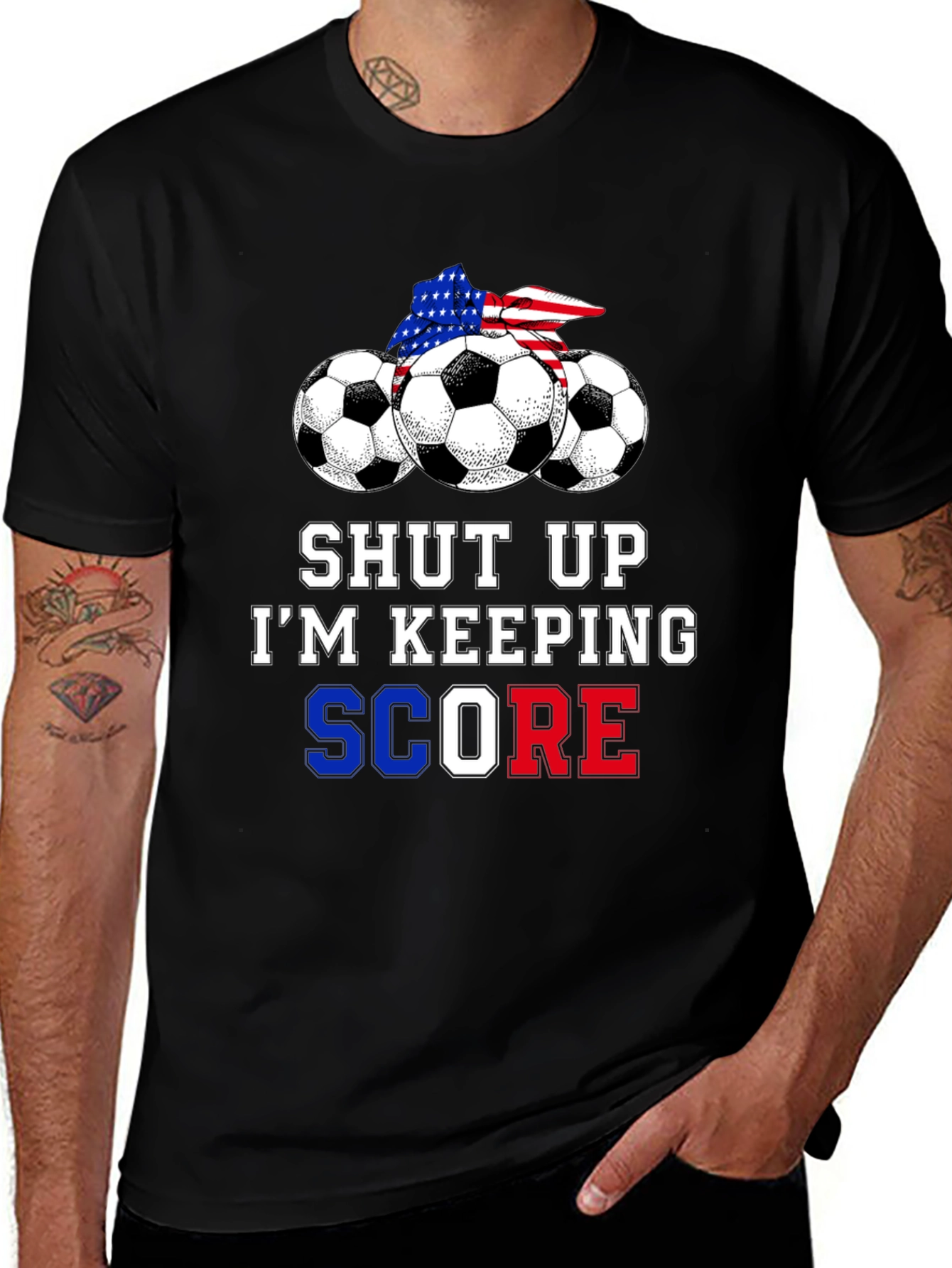 Shut Up Im Keeping Score Soccer T-Shirt