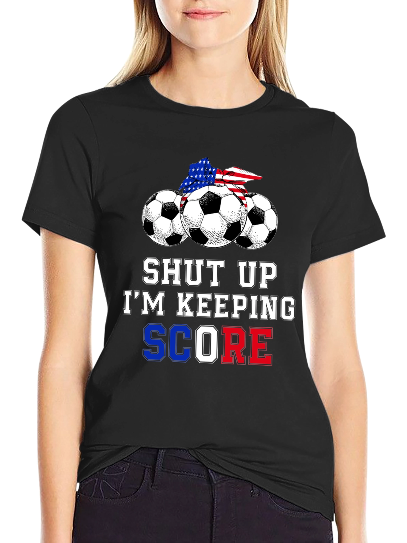 Shut Up Im Keeping Score Soccer T-Shirt