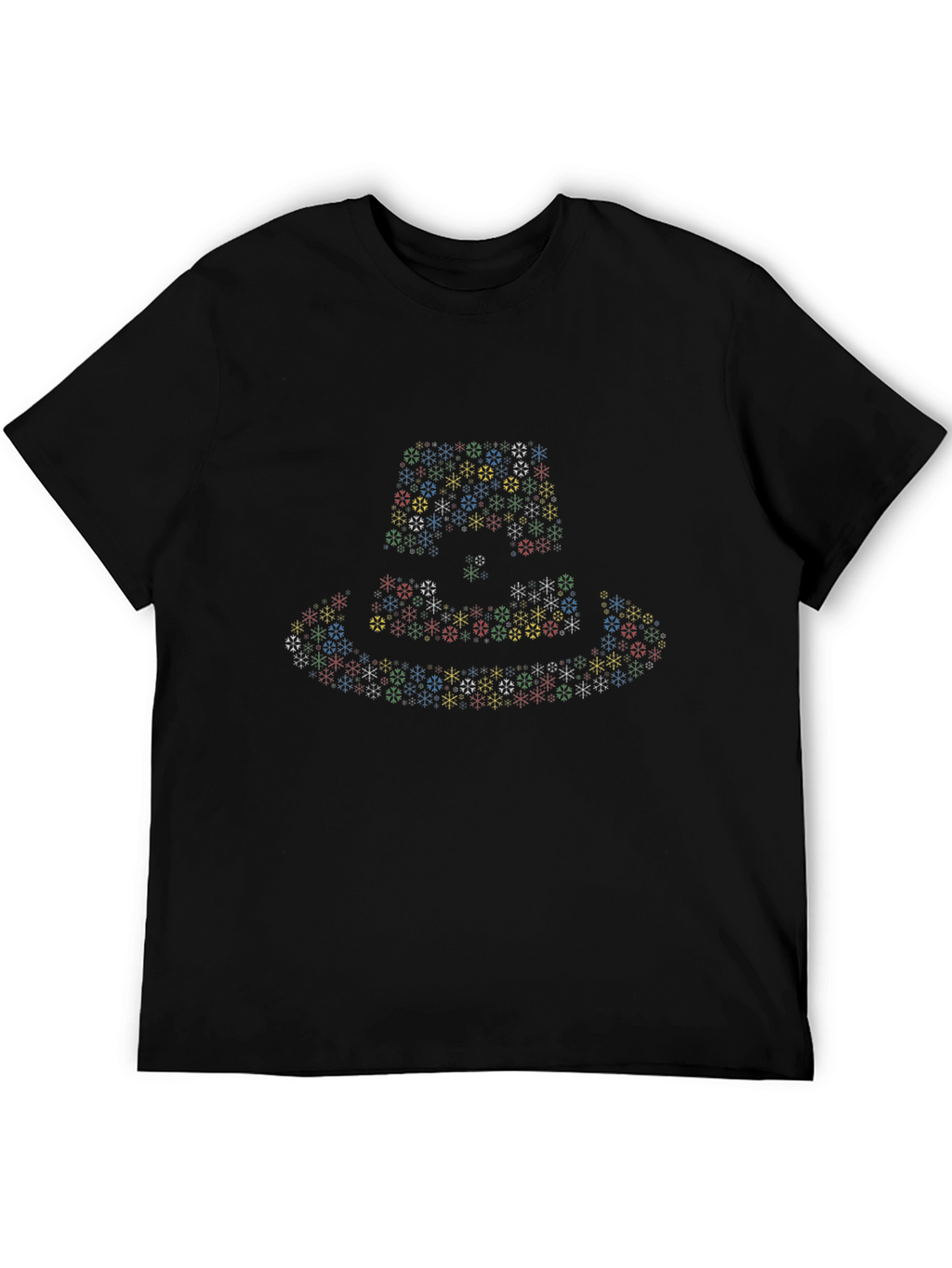 Festive Snowflake Fedora T-Shirt