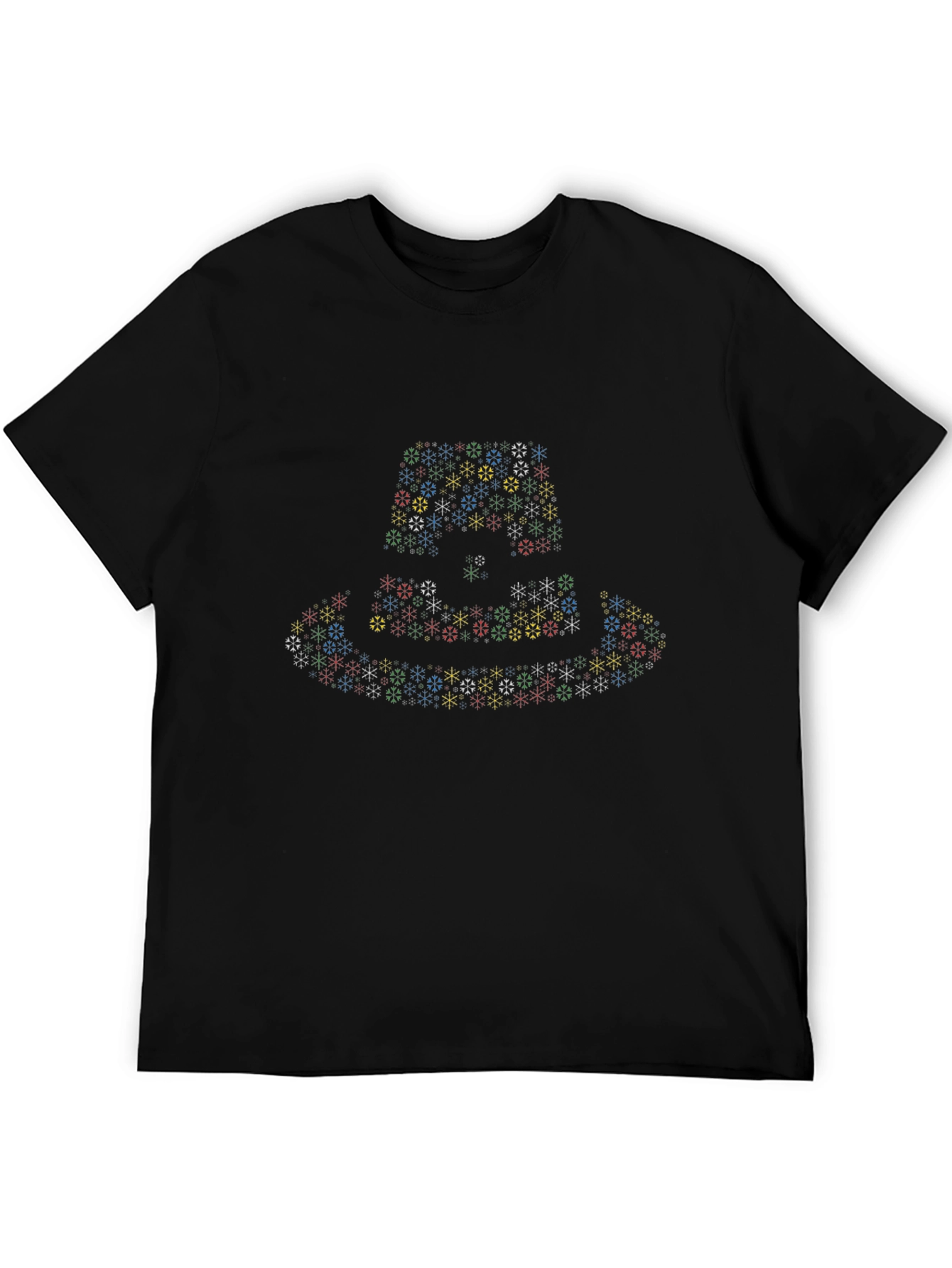 Festive Snowflake Fedora T-Shirt