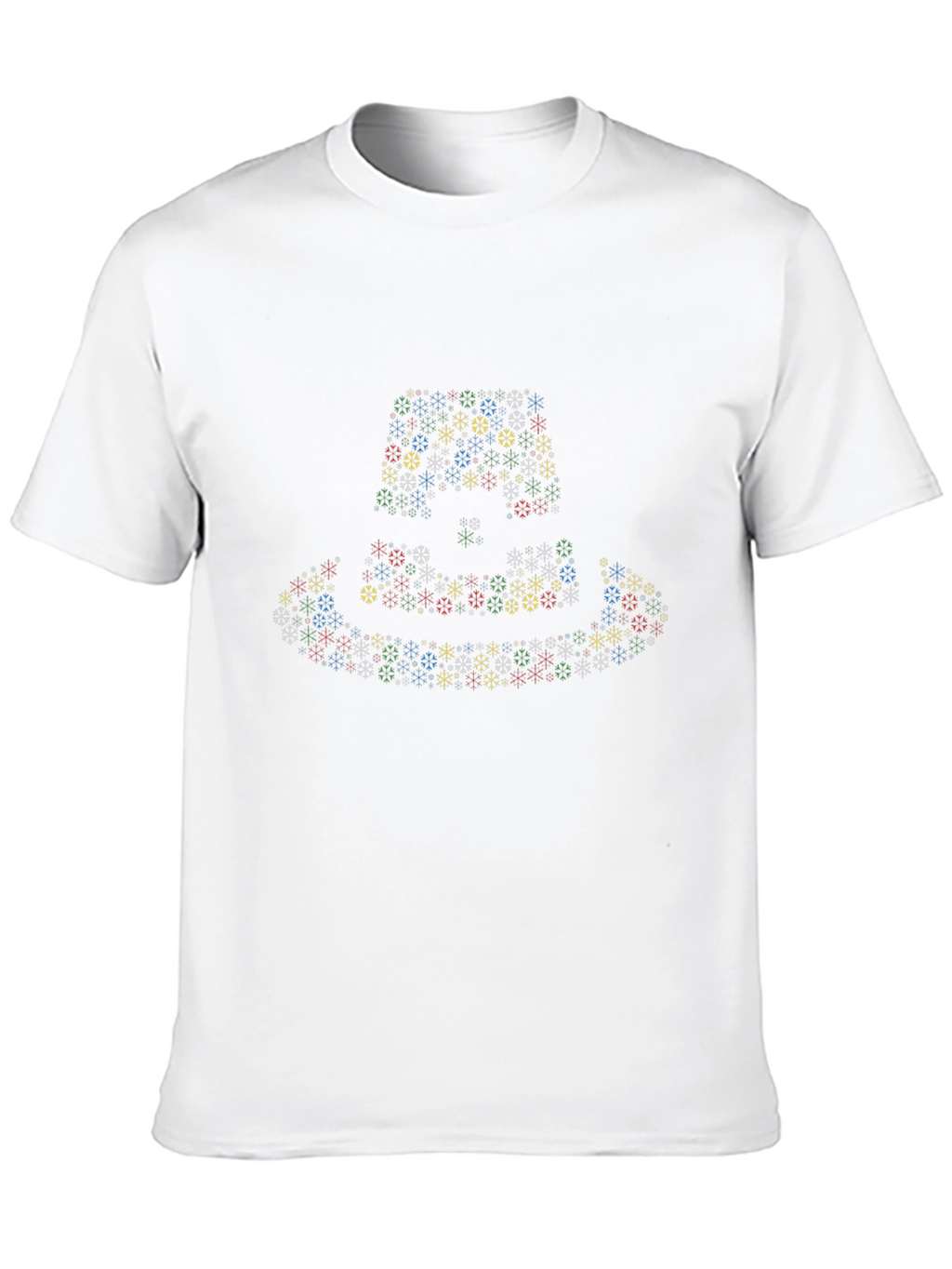 Festive Snowflake Fedora T-Shirt