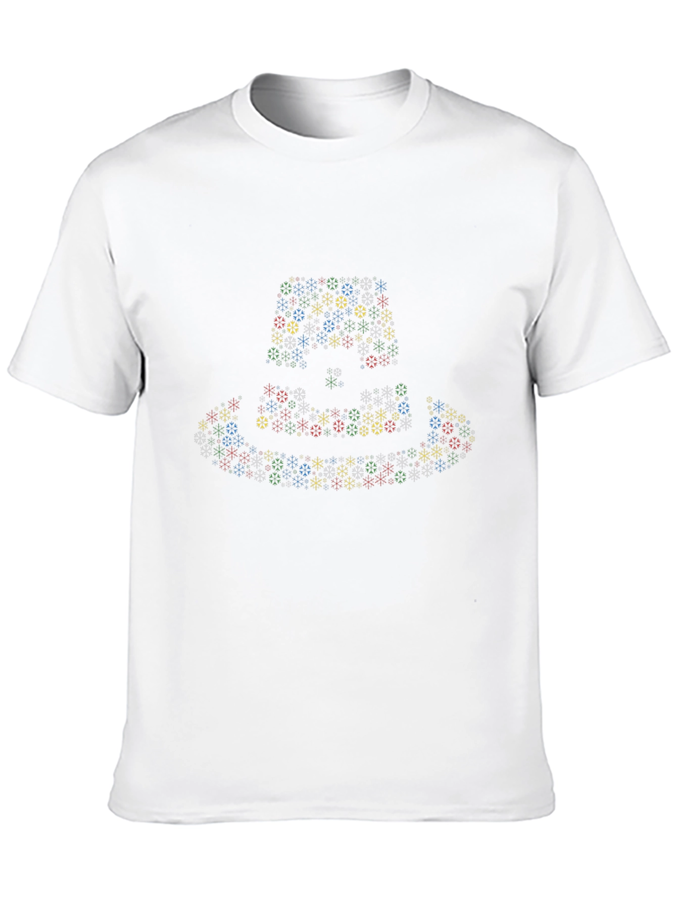 Festive Snowflake Fedora T-Shirt