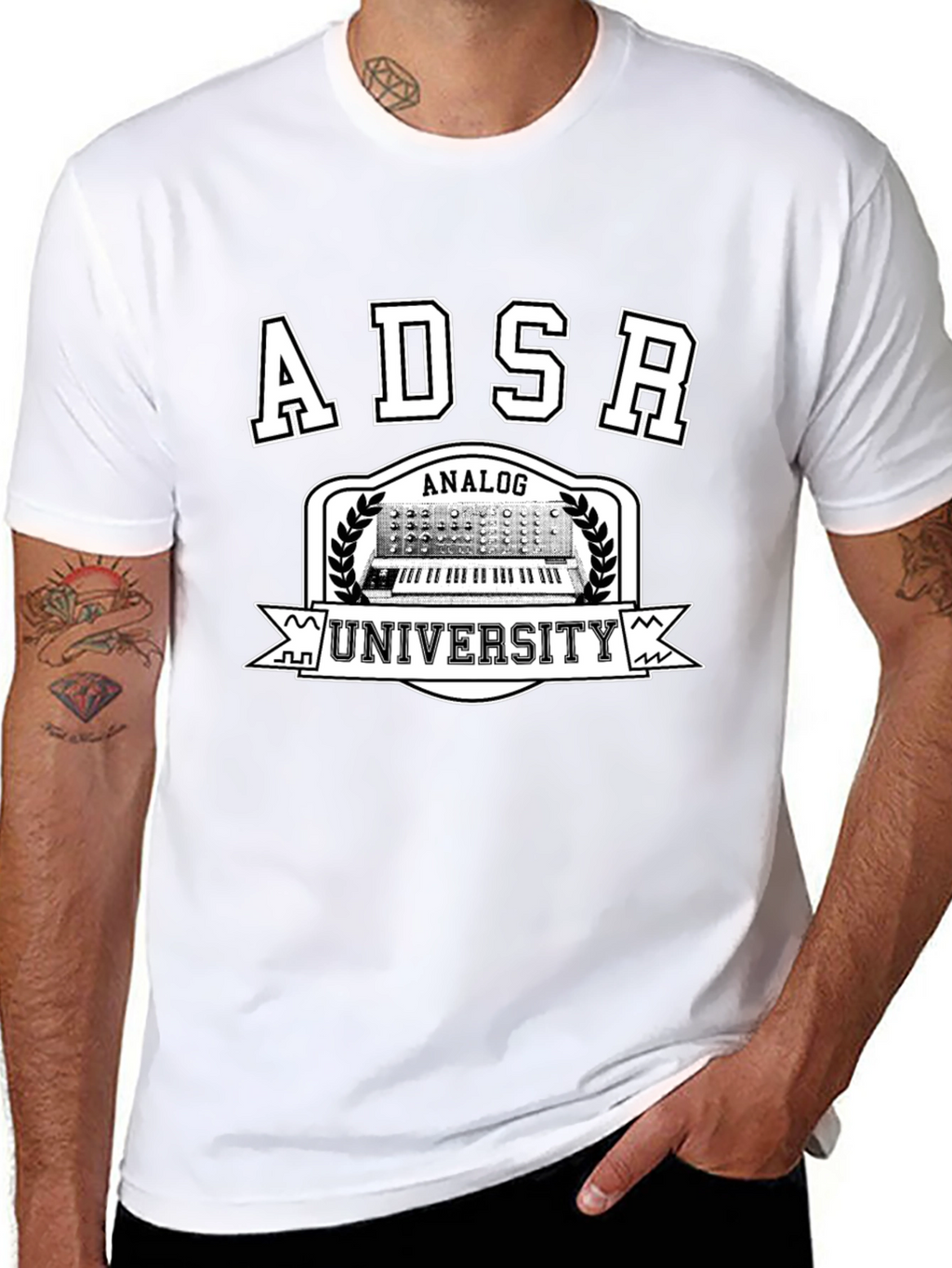 ADSR Analog University Graphic T-Shirt
