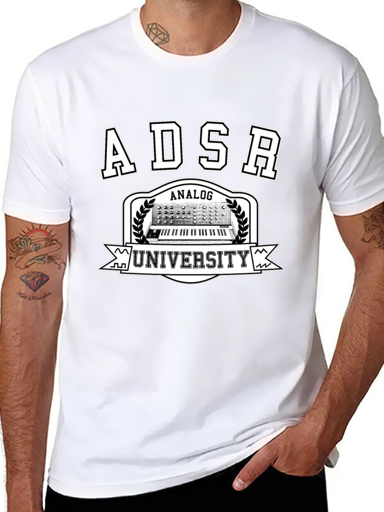 ADSR Analog University Graphic T-Shirt