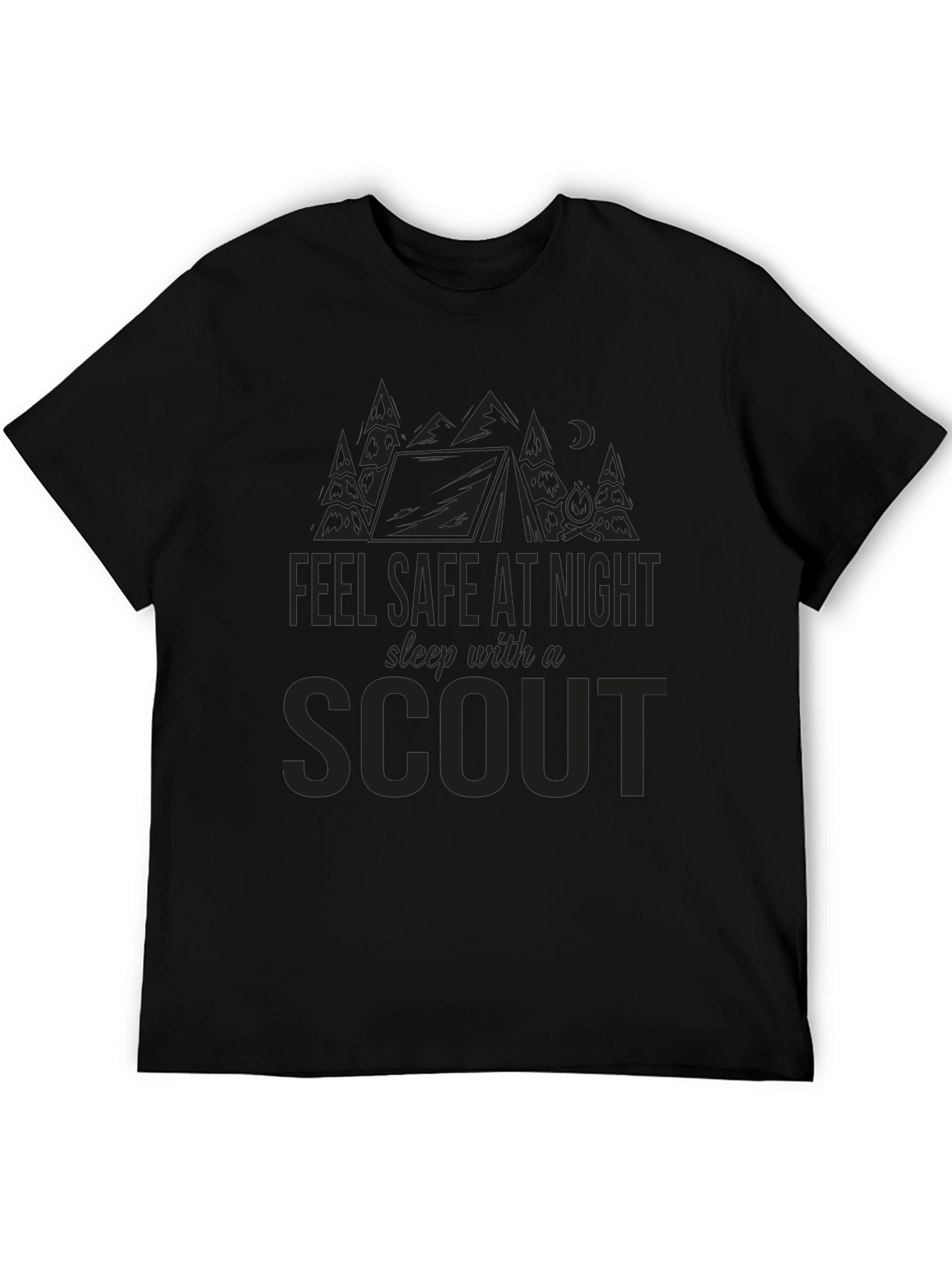 Feel Safe at Night Scout T-Shirt - Black