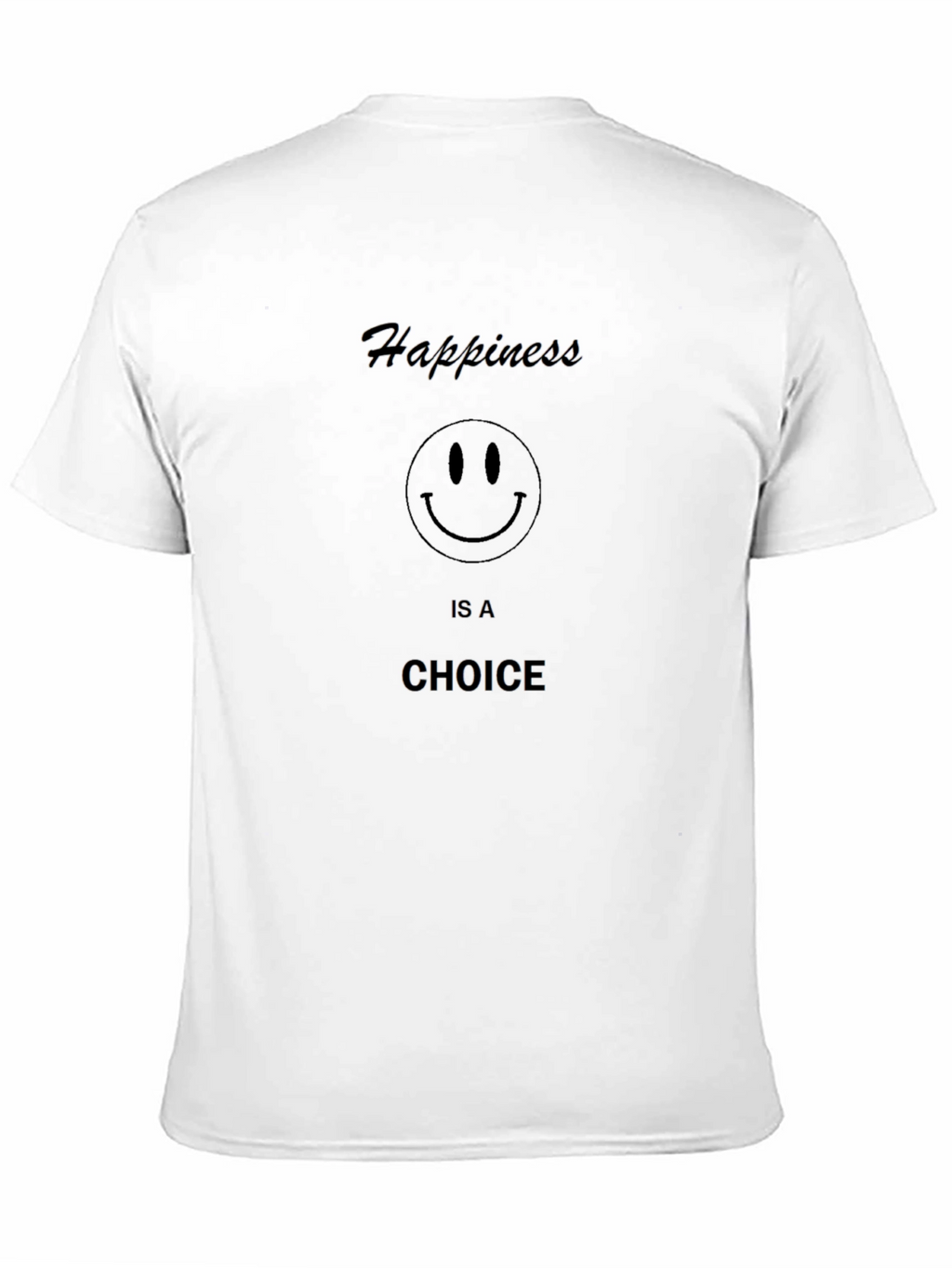 Happiness Choice Black T-Shirt