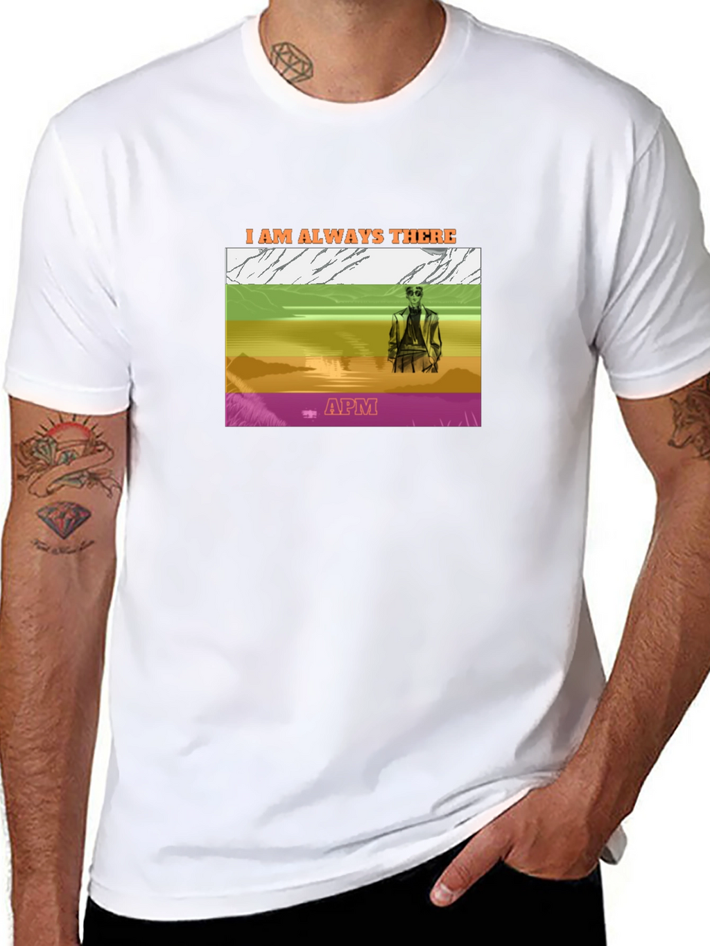 I Am Always There Graphic Tee - APM Design
