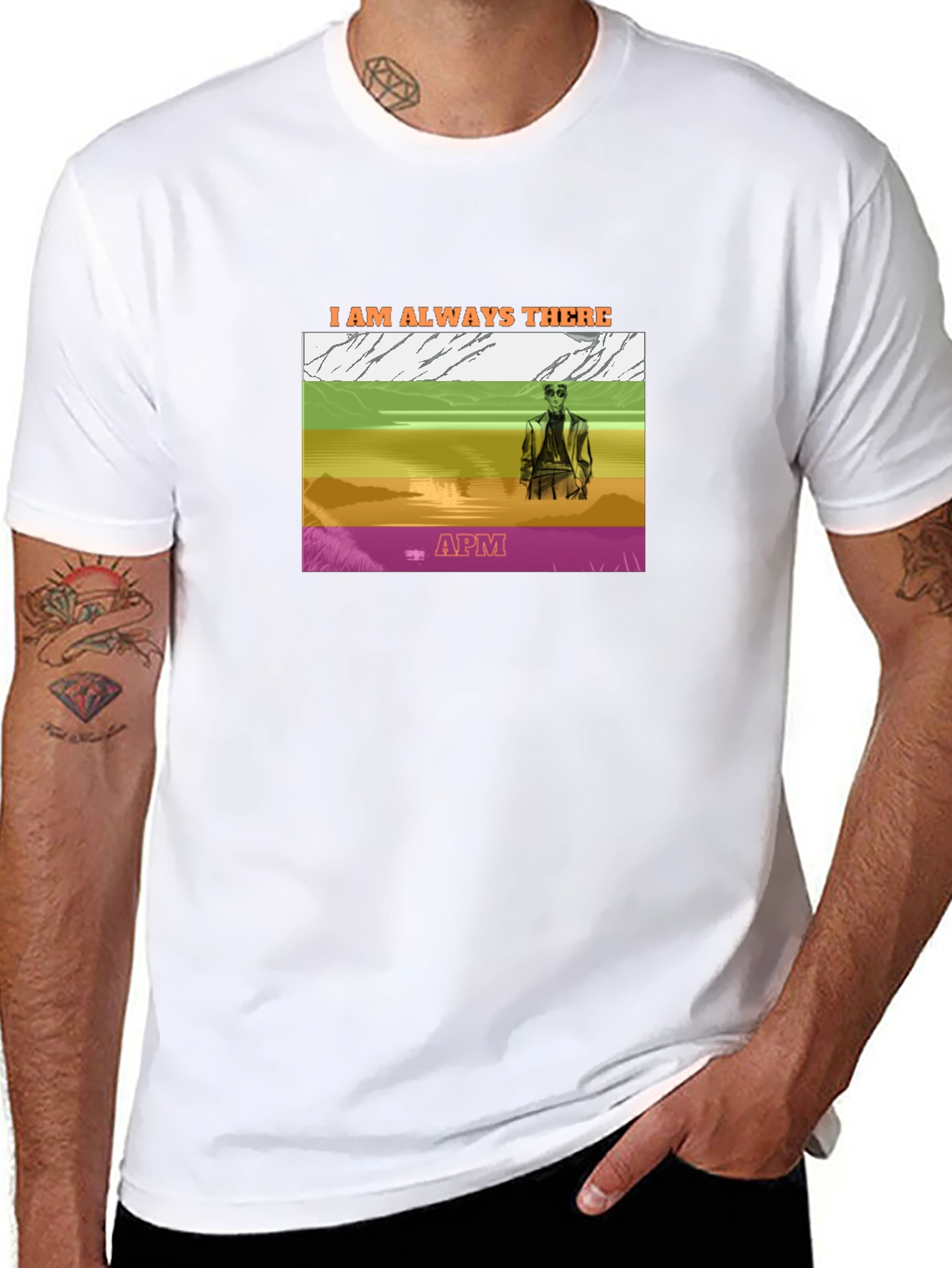 I Am Always There Graphic Tee - APM Design