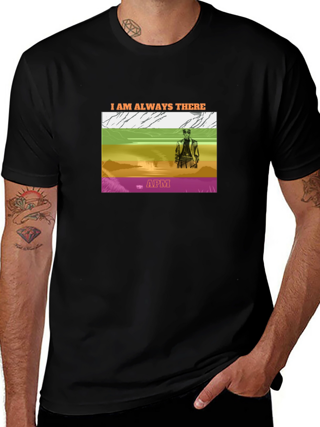 I Am Always There Graphic Tee - APM Design