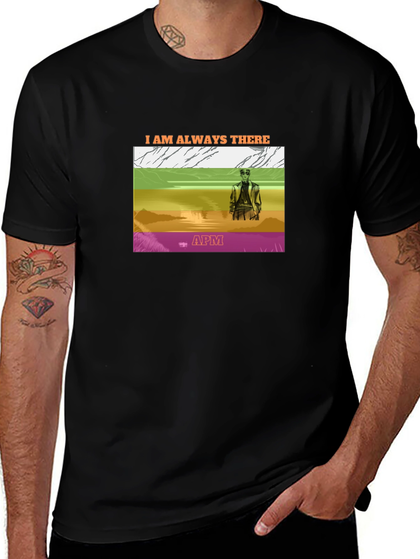 I Am Always There Graphic Tee - APM Design