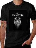 The Exalted Lion Graphic T-Shirt - Black