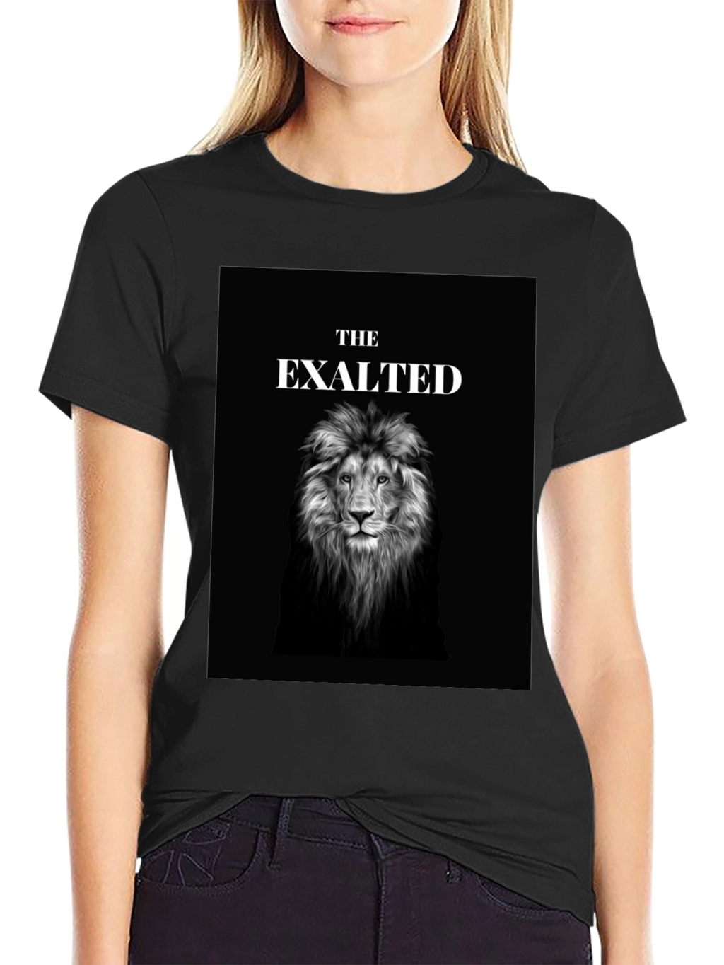 The Exalted Lion Graphic T-Shirt - Black
