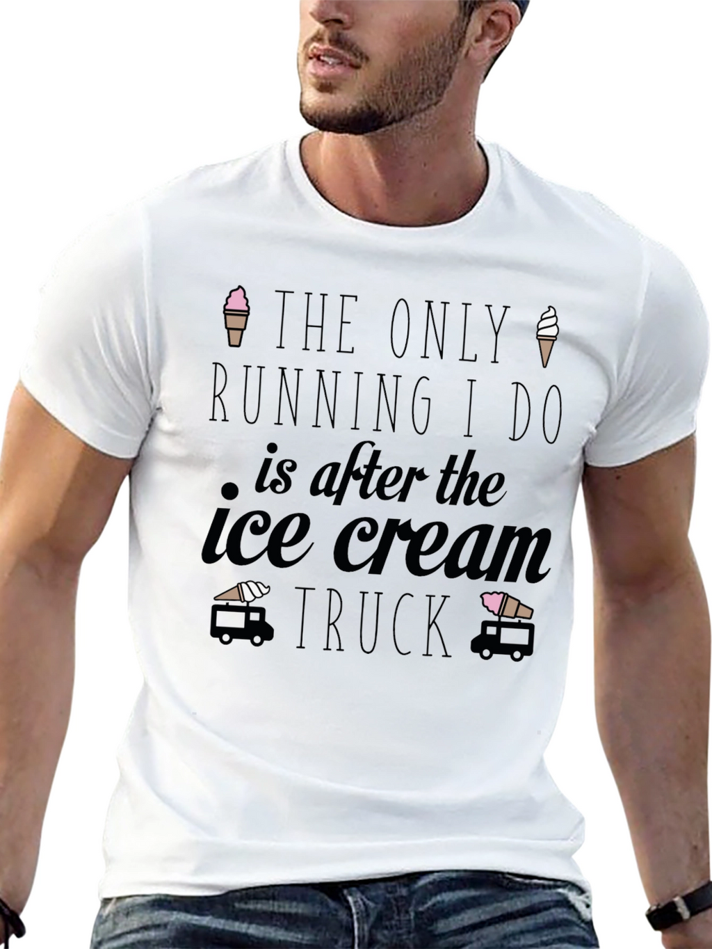 Ice Cream Truck Graphic T-Shirt