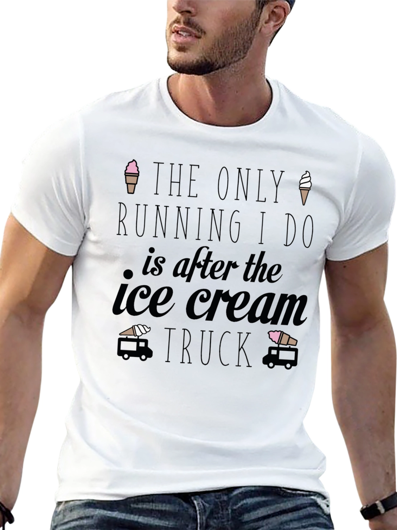 Ice Cream Truck Graphic T-Shirt
