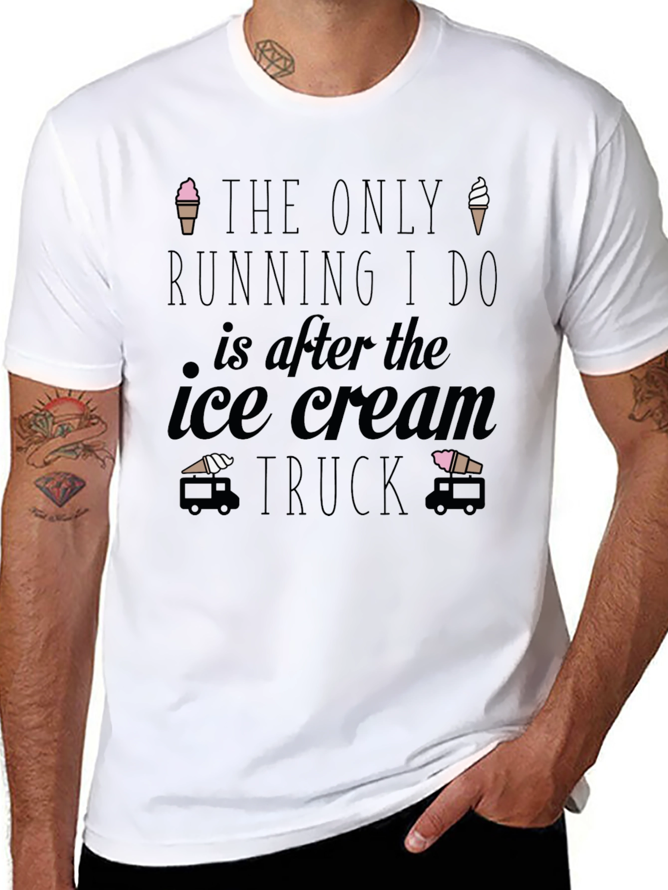 Ice Cream Truck Graphic T-Shirt