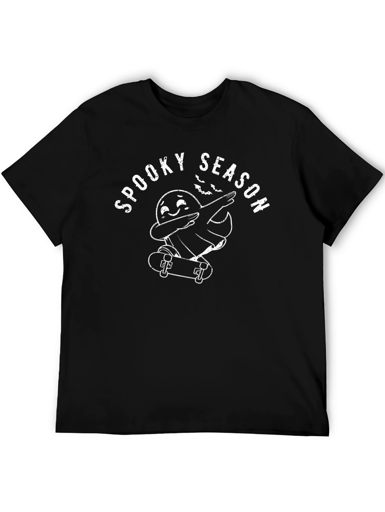 Spooky Season Ghost Skateboarder T-Shirt