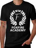 Foxfire Academy Graphic T-Shirt - Black
