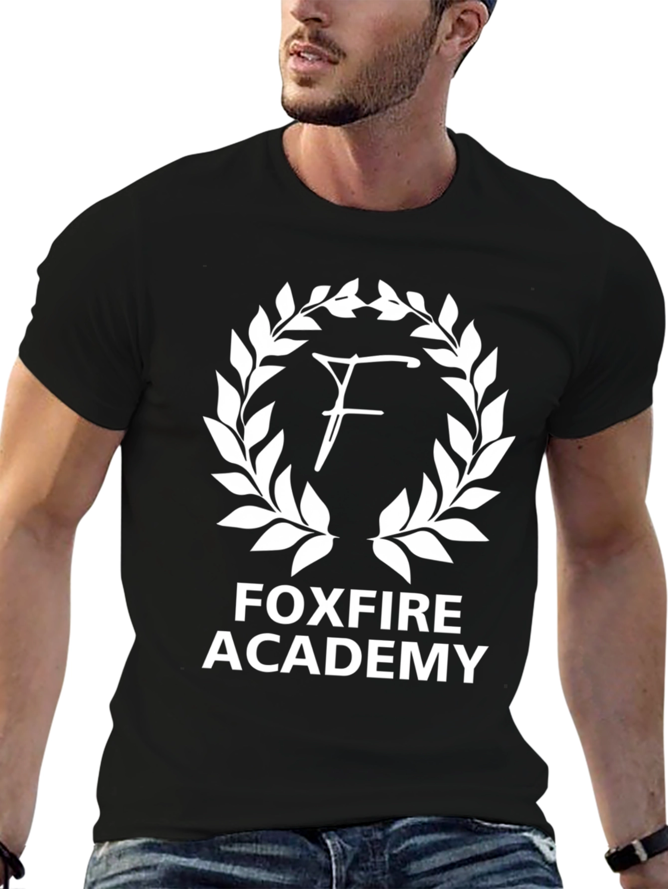 Foxfire Academy Graphic T-Shirt - Black