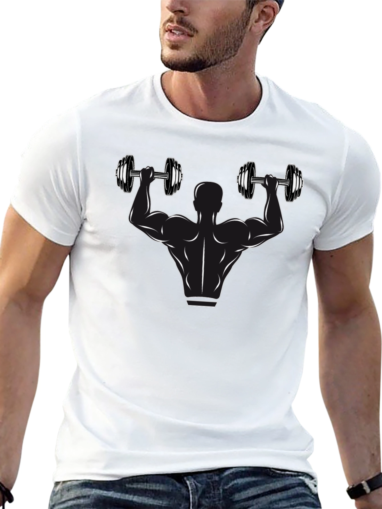 Workout Motivation T-Shirt - Bodybuilder Design