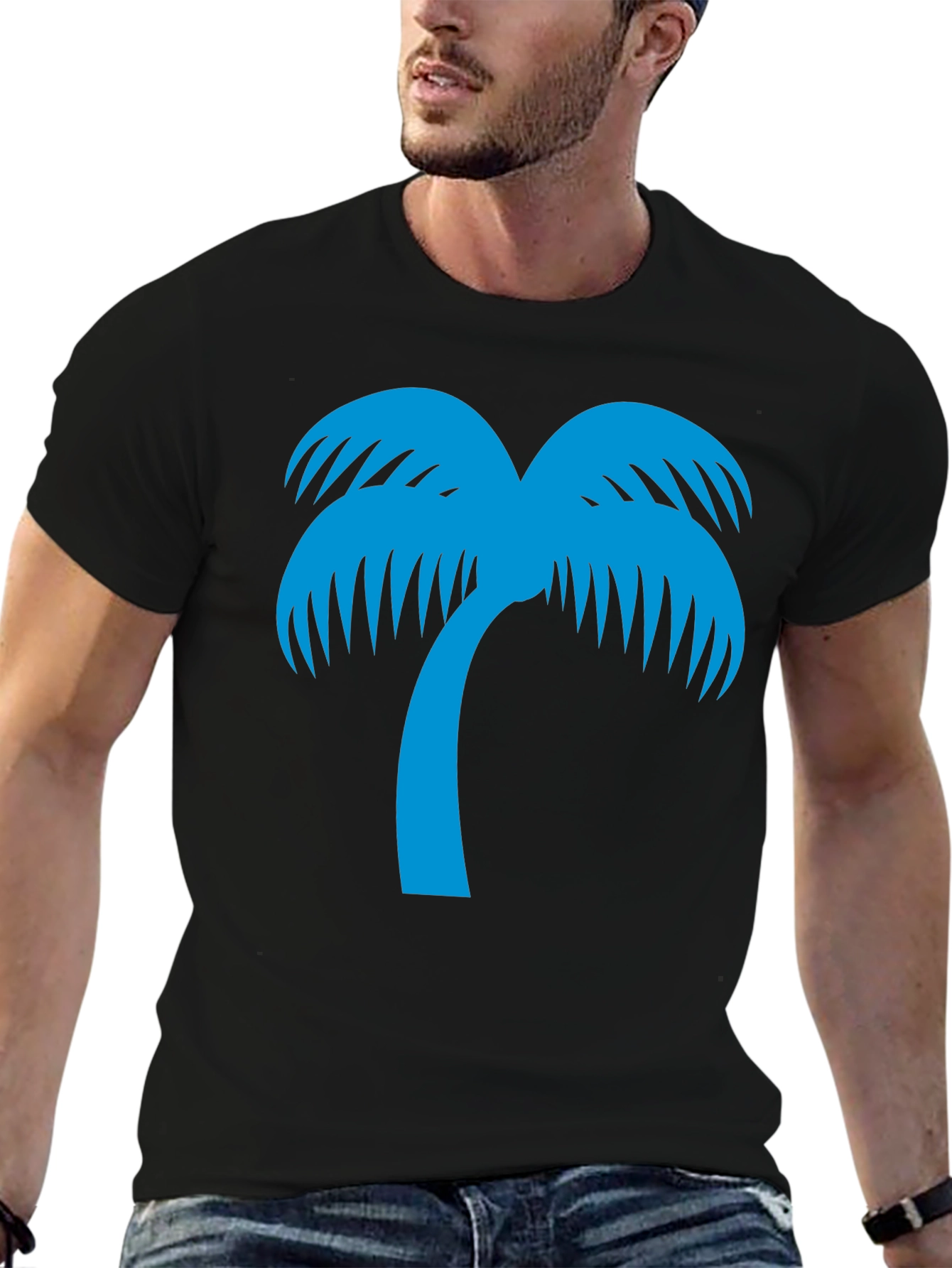 Palm Tree Graphic Tee - Island Vibes T-Shirt