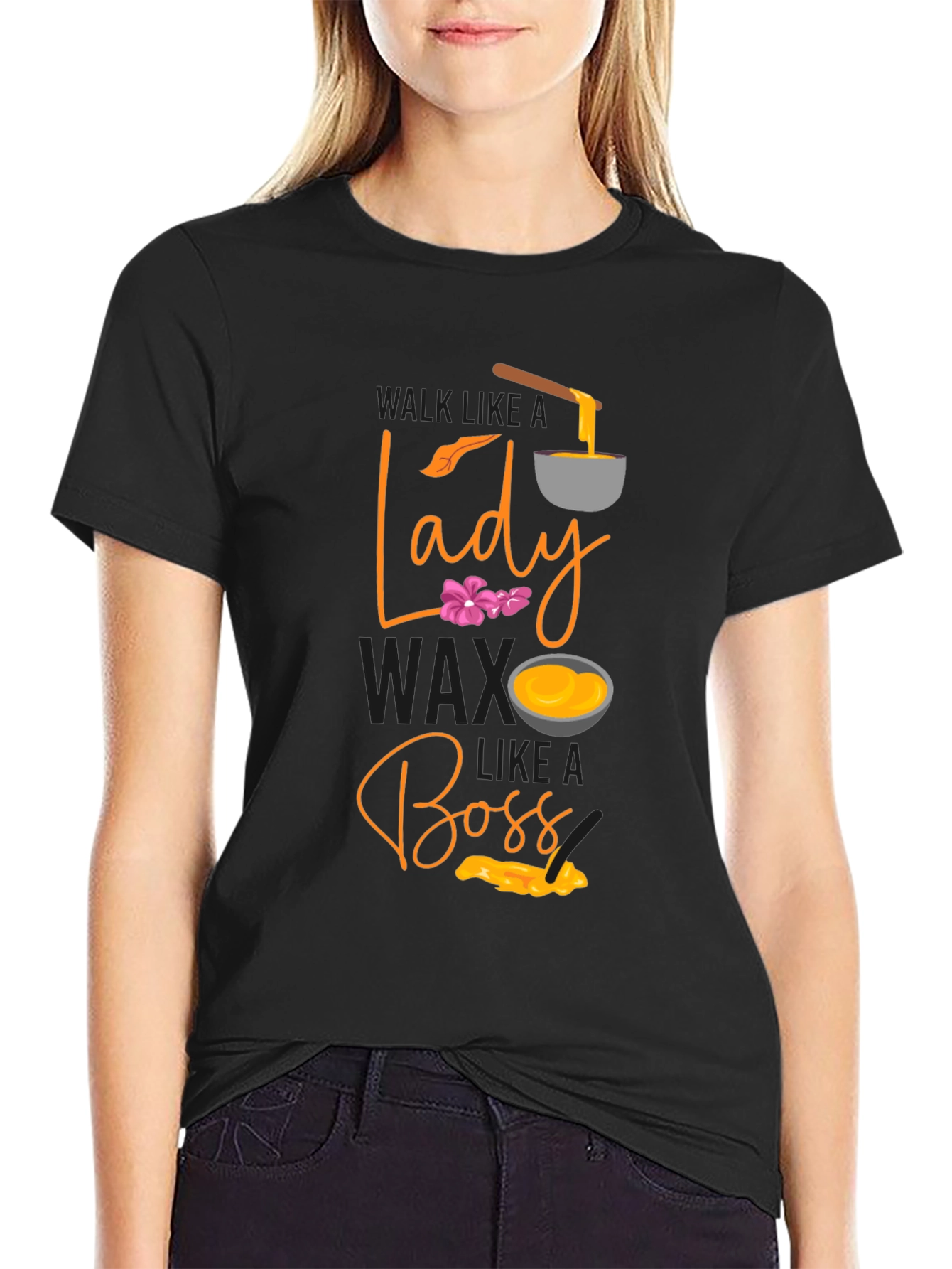 Wax Like a Lady Boss T-shirt