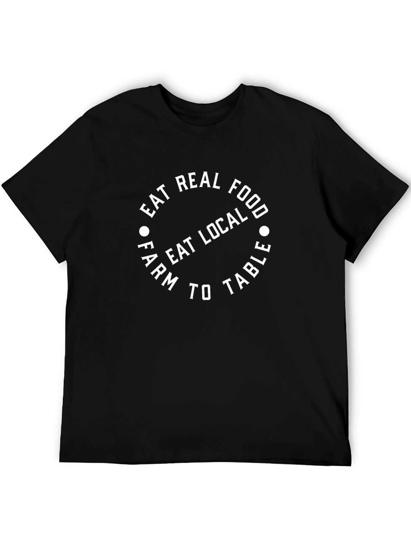 Eat Real Food Farm to Table Graphic Tee
