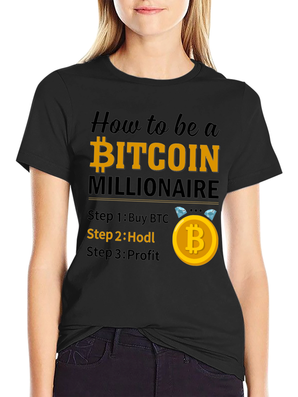 Bitcoin Millionaire T-Shirt - Buy Hodl Profit!