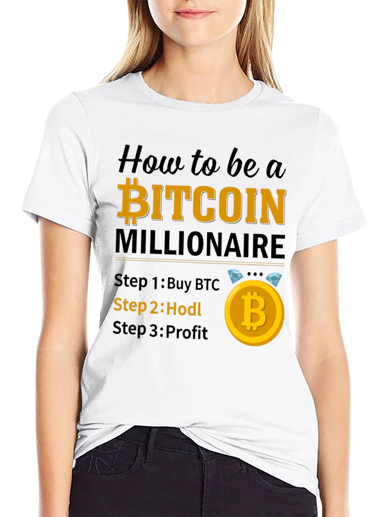 Bitcoin Millionaire T-Shirt - Buy Hodl Profit!