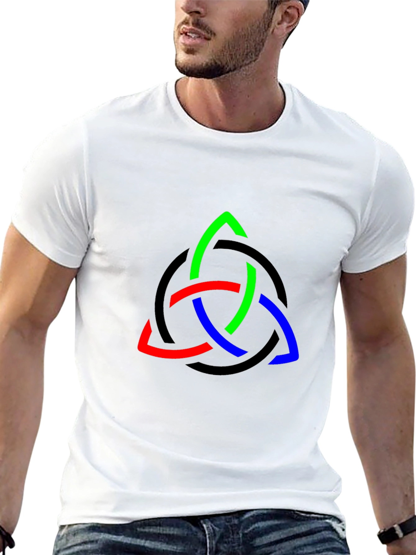 Trinity Knot Graphic Tee - Stylish & Unique Design