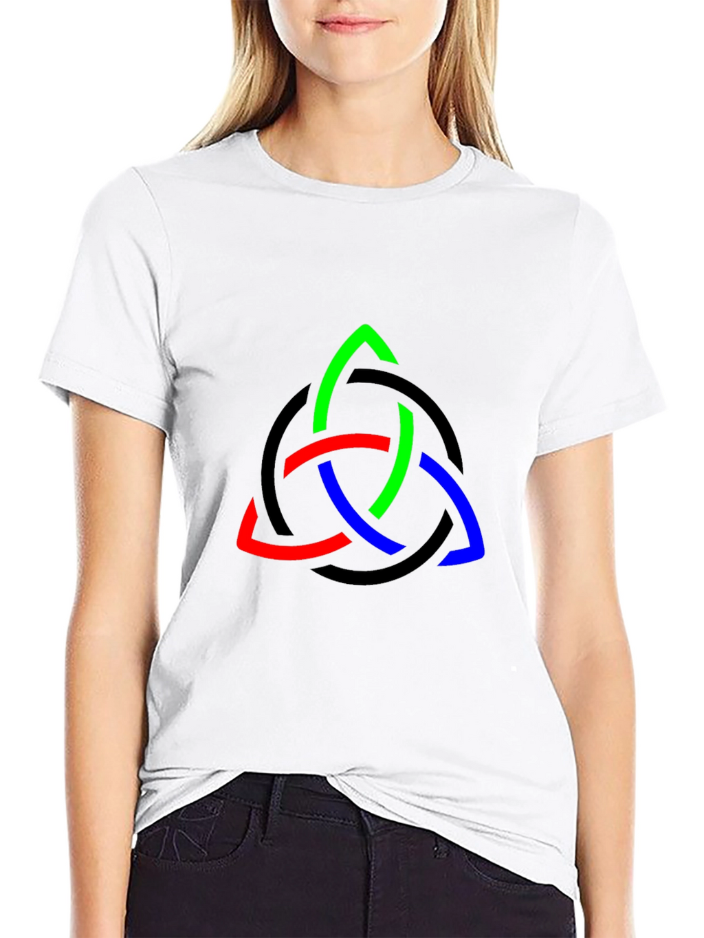Trinity Knot Graphic Tee - Stylish & Unique Design