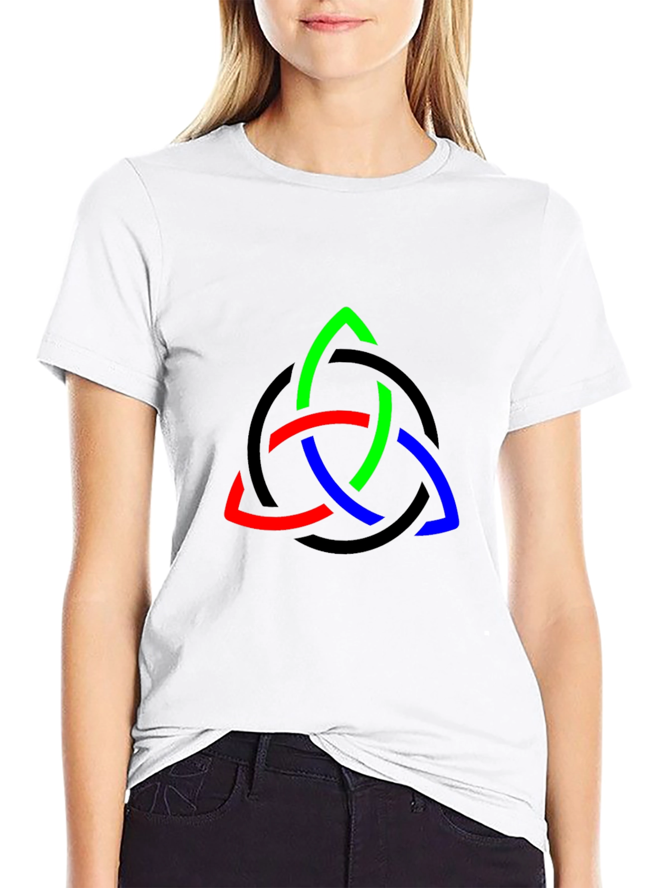 Trinity Knot Graphic Tee - Stylish & Unique Design