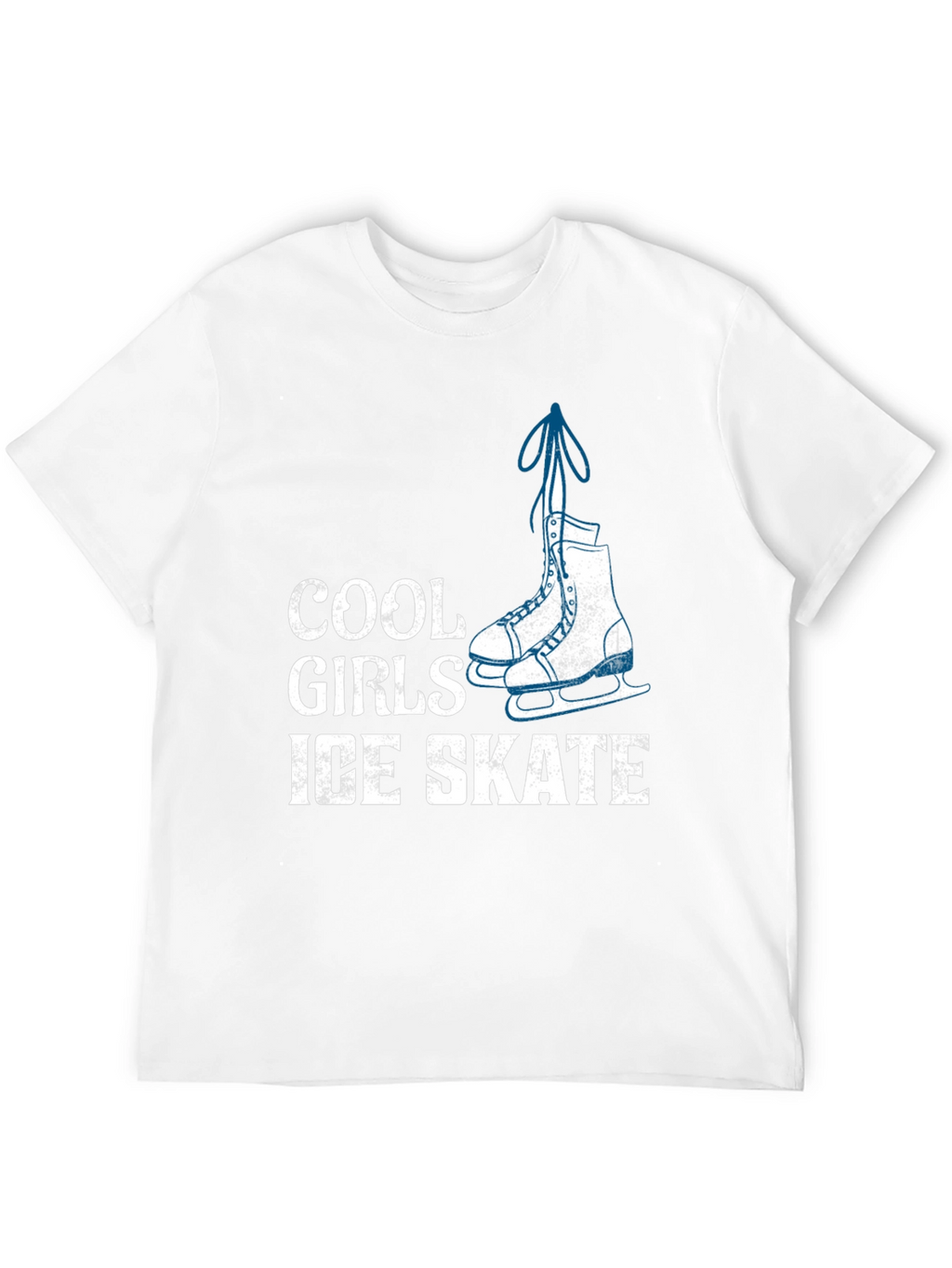 Cool Girls Ice Skate T-Shirt - Black Graphic Tee
