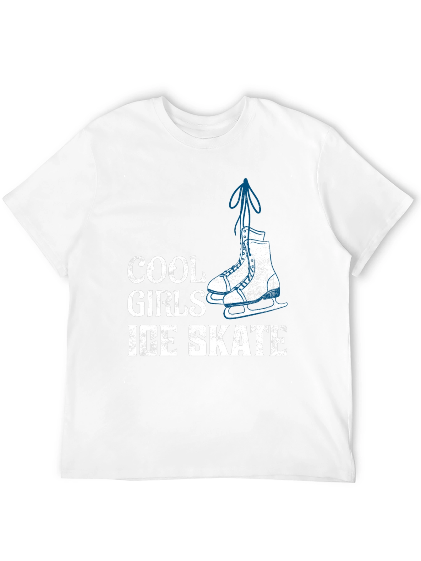 Cool Girls Ice Skate T-Shirt - Black Graphic Tee