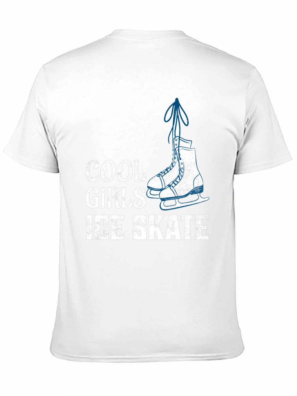 Cool Girls Ice Skate T-Shirt - Black Graphic Tee